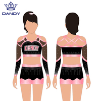 Uniformes de pom-pom girl personnalisés de bonne qualité concurrence Offre Spéciale