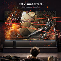 Câble DP 1.4 haute vitesse 8K 60Hz avec synchronisation audio-vidéo, boîtier ABS, gaine en PVC pour home cinéma
