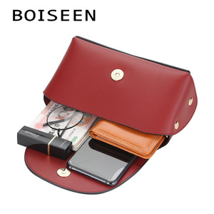 Boiseen Women's Chest Bag Wine Red Magnetic Closure Anti Theft Single Strap Daily Use - Product Image 2