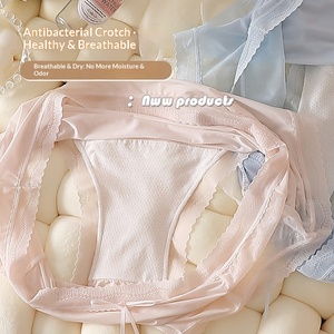Culotte string taille haute ultra-fine <span class=keywords><strong>à</strong></span> nœud pour <span class=keywords><strong>femme</strong></span> grande taille (jusqu'<span class=keywords><strong>à</strong></span> 135 kg), séchage rapide, sans compression des jambes - Product Image 2