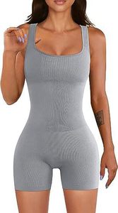 Đồ tập Yoga liền thân ngắn tay kiểu dáng ôm sát cho nữ WOJIEER, cổ vuông, in logo tùy chỉnh - Product Image 4