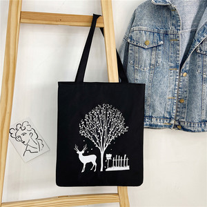 <span class=keywords><strong>Sac</strong></span> à main imprimé tendance pour femme, style coréen, artistique et frais, inspiré des étudiantes, <span class=keywords><strong>sac</strong></span> en toile carré de style Mori Girl, nouveau modèle - Product Image 2