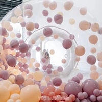 Dôme bulle gonflable de 3 m pour enfants, tente professionnelle en PVC avec tunnel pour mariage blanc, durable, OEM