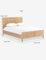 Minimalista Lujo Hogar Dormitorio Muebles Marco de madera King Queen Size Camas