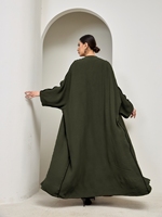 Yuxi 2025 CEY confortable Robe et Cardigan ensemble tissu doux Abaya pour les femmes musulmanes nouveaux accessoires de vêtements traditionnels