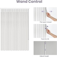 Stores occultants manuels en tissu polyester uni, design moderne, haut de gamme, réglables, installation facile, protection UV, effet rêveur
