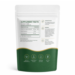 Cápsulas de Gel Suave Antioxidantes de Vitamina E Natural Pura 400 UI Tocotrienoles 300 mg, 60 Unidades, para Uso en Adultos, Refuerza la Inmunidad, Venta al por Mayor - Product Image 6