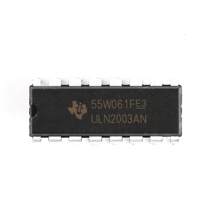 ULN2003AN TI 달링턴 트랜지스터 어레이 IC 7채널 <span class=keywords><strong>50V</strong></span> 500mA 릴레이 모터 드라이버 DIP-16 -40~+70 - Product Image 1
