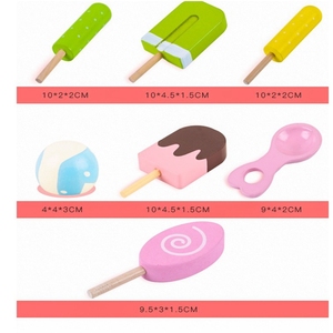 Développement des enfants <span class=keywords><strong>jouet</strong></span> en bois jouets de cuisine rose simulation crème glacée chariot de <span class=keywords><strong>supermarché</strong></span> - Product Image 6