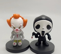 Kanglong - Juego de 10 Figuras de Acción de la Serie Horror, PVC, Modelo Coleccionable, Decoración de Halloween
