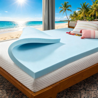 Vente directe d'usine, matelas en mousse à mémoire de forme respirant pleine grandeur, tissu tricoté, épaisseur 15 cm, fermeté moyenne, garantie 10 ans, chambre à coucher