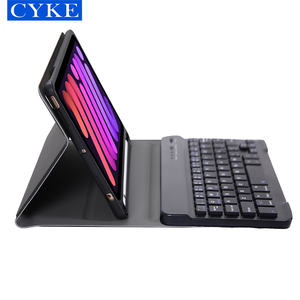 Custodia per tastiera magica Wireless per <span class=keywords><strong>Tablet</strong></span> Soft Shell in pelle Pu CYKE per <span class=keywords><strong>Apple</strong></span> Ipad Mini 6 8.3 pollici <span class=keywords><strong>2021</strong></span> - Product Image 6