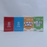 Cartes flash éducatives imprimées personnalisées pour enfants, cartes de jeu parlantes, cartes d'apprentissage en gros, cartes de mémoire vertes pour l'apprentissage de l'alphabet
