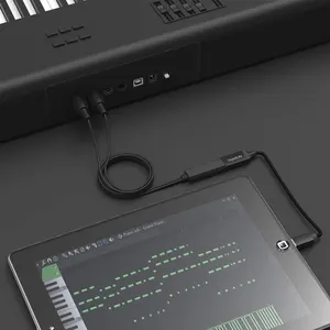USB Type C MIDIインターフェース-flykantech MIDI-C01 | USB 5PIN IN-OUTMIDIインターフェースケーブルコンバーターからPCミュージックキーボード