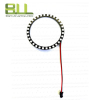 Anneau LED intelligent WS2812 pixel adressable individuellement RGBIC 32Leds DC5V led bande lumineuse