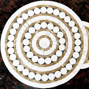 Carreau <span class=keywords><strong>de</strong></span> mosaïque moderne en <span class=keywords><strong>pierre</strong></span> <span class=keywords><strong>de</strong></span> marbre blanc Tapis Puzzle Mural Parquet Design pour hôtel Intérieur <span class=keywords><strong>Piscine</strong></span> Mur ou Métal Caractéristiques - Product Image 2