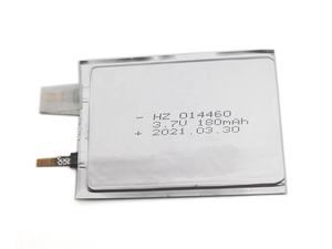 고품질 초박형 IC 카드 배터리 014460 3.7V <span class=keywords><strong>180mAh</strong></span> 충전식 초박형 리포 배터리 CE - Product Image 2
