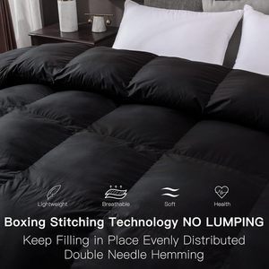 Ngỗng xuống chăn bông cỡ Vua-sang trọng tất cả các mùa trung bình ấm áp siêu mềm 750 điền năng lượng <span class=keywords><strong>5</strong></span> sao - Product Image 2
