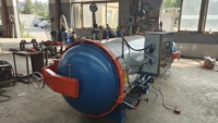 Autoklaf Uap Sterilisasi Listrik Otomatis Penuh Pintu Ganda 1000L Baja Tahan Karat 304 Keamanan Tinggi Ritong