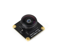 Módulo de Cámara Ojo de Pez IMX378-190 de 12.3MP 190 °   Obturador móvil FOV compatible con placas de la serie Raspberry Pi