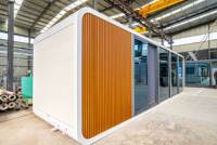Cabane Apple Moderne Préfabriquée Économique à Vendre – Module de Bureau Portable Préfabriqué de 30 pieds, Conteneur Insonorisé