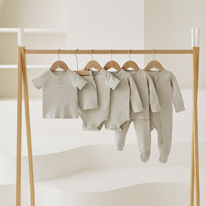 Lindo pelele corto para bebé - Traje de una pieza transpirable y cómodo para bebé/niño pequeño, pelele de verano - Product Image 6