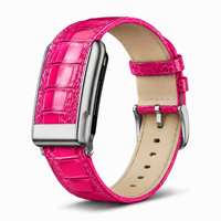 Bracelet de montre intelligente sport en cuir véritable de crocodile de l'Himalaya de qualité supérieure, imperméable, 24 cm, bracelet de remplacement pour Whoop 5.0