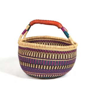 Panier Bolga en jonc de mer naturel fait main de haute qualité, motif unique, écologique, pour le marché et le rangement, fournisseur direct du Vietnam - Product Image 4