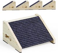 Rampe pour animaux de compagnie en bois multifonctionnelle de qualité supérieure pour les escaliers, antidérapante, rampe pour chien d'intérieur pour les escaliers de la maison, rampe d'escalade pour chien portable et sécurisée