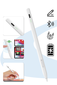 ปากกาสไตลัสโลหะพรีเมียมสำหรับ <span class=keywords><strong>iPad</strong></span> ทุกรุ่น หัวเขียนละเอียด แม่เหล็กในตัว ปิดเครื่องอัตโนมัติ แบตเตอรี่ใช้งานได้ 12 ชั่วโมง ชาร์จไร้สายผ่าน USB - Product Image 5