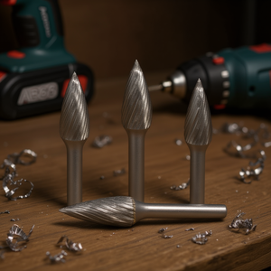 Fresa Rotativa de Carburo Sólido Ttake AB8600 de 8 mm para Grabado y Corte de Metal y Madera - Product Image 3