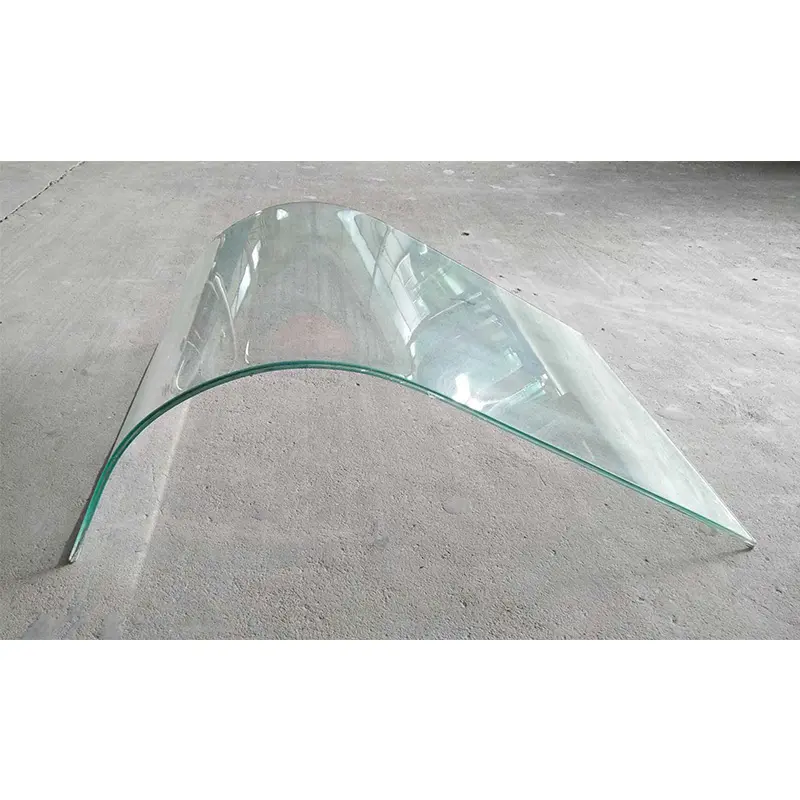 Hot Bent Curved Glass Clear Bending Tempered Laminated Sheet 4ミリメートル5ミリメートル6ミリメートル8ミリメートル10ミリメートル12ミリメートル15ミリメートル19ミリメートル