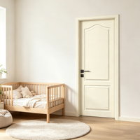 Porte intérieure WPC étanche à surface finie, design moderne, noyau massif, pour appartement, chambre, salon, salle de bain, cuisine, hôtel 1