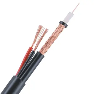 Rg59 kabel fleksibel kabel daya rg59 CCTV kualitas tinggi