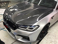 Capot avant en fibre de carbone style G30 CS pour BMW Série 5 G30 F90 M5 540i Bodykit de capot moteur