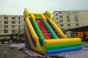 10M cao lớn ngoài trời bơm hơi khô trượt thương mại cấp trượt nước bơm hơi cho người lớn - Product Image 6