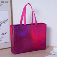 Op maat gemaakte non-woven draagtassen met premium gelamineerde afwerking, laser-geëtst drakenfruitlogo, sluitingstype winkels/shopping 44