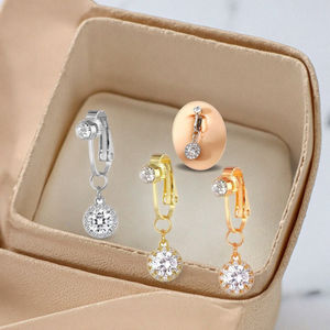 Mode Corps Bijoux Clip sur Nombril Anneau <span class=keywords><strong>Faux</strong></span> <span class=keywords><strong>Ventre</strong></span> <span class=keywords><strong>Piercing</strong></span> pour Femmes Non <span class=keywords><strong>Piercing</strong></span> Sexy Nombril Bijoux - Product Image 6