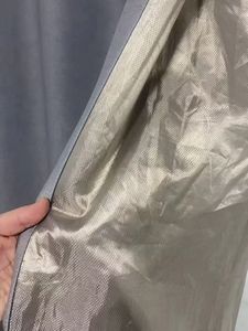 Hôtel 100% <span class=keywords><strong>rideau</strong></span> occultant en Fiber métallique intérieur pour <span class=keywords><strong>chambre</strong></span> salon balcon blindage contre les radiations électromagnétiques - Product Image 4