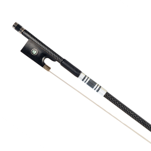 NAOMI Archet de violon 4/4 en fibre de carbone tressé pour violon 4/4 Ebony Frog W/ Mongolia Horse Hair Violin Parts - Product Image 6