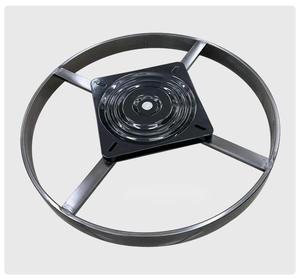 Base de chaise pivotante en acier inoxydable, meuble en métal, cadre de chaise, mécanisme de glisse, base de chaise pivotante, accessoires de meubles, quincaillerie - Product Image 5