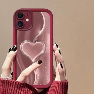 Coque pour iPhone 17 Pro Max, nouveau modèle premium doré en forme de cœur avec découpes précises, protection intégrale antichoc - Product Image 1