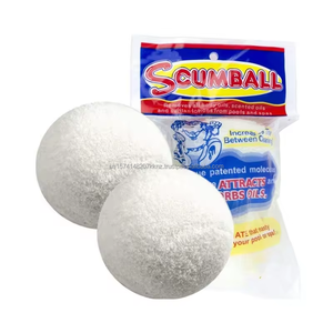 Portable Hot Tub Cleaner Balls Effective Floating Sponge Spa Scum Absorbers for <b>Pools</b> and Spas - Product Image 2