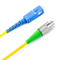 Conector de fibra LC SC FC UPC APC 9/125 SM SX Cable de conexión de fibra óptica SC/UPC a FC/APC Equipo de cable de fibra de alto rendimiento