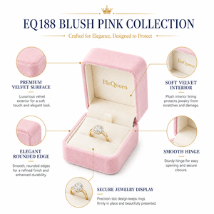 Cajas de joyería ecológicas con tapa abatible, lazo de cinta y logotipo estampado en caliente dorado para joyería de moda, uso diario y regalos festivos. - Product Image 3
