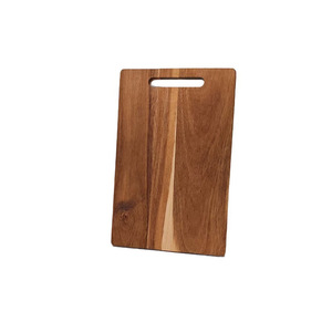Acacia Wood Cutting Board Rectangle With Handle Household Kitchen Chopping Block - Product Image 1
