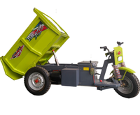 Haute qualité 1ton capacité hydraulique mini dumper mine électrique cargo tricycle chinois trois roues pas cher cargo électrique benne basculante
