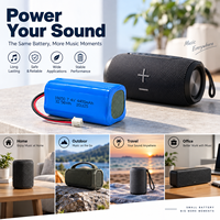 Baterai 7.4V untuk Speaker Bluetooth Nirkabel JBL 7.4V 4400mAh 18650 Li-ion Isi Ulang 2S2P Pack OEM ODM Pemasok Grosir