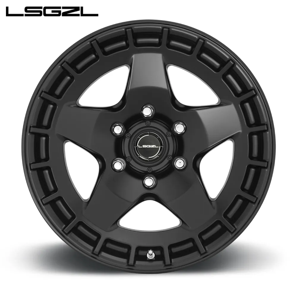 Комплект кованых колес LSGZL, алюминий, хром, черный цвет, увеличенный просвет, 22 дюйма, 24 дюйма, 26 дюймов, 3 шт.