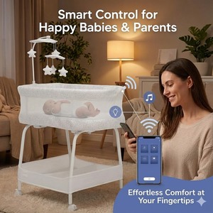 Cuna Eléctrica para Bebé con Movimiento Automático, en Oferta de Fábrica, para Madres Primerizas - Product Image 6